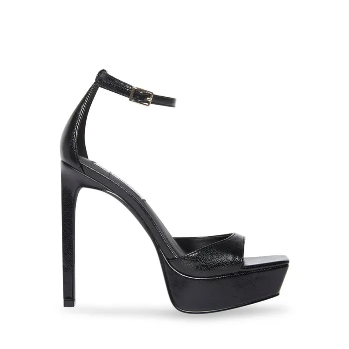 Steve Madden Scorch Black Womens Platforms