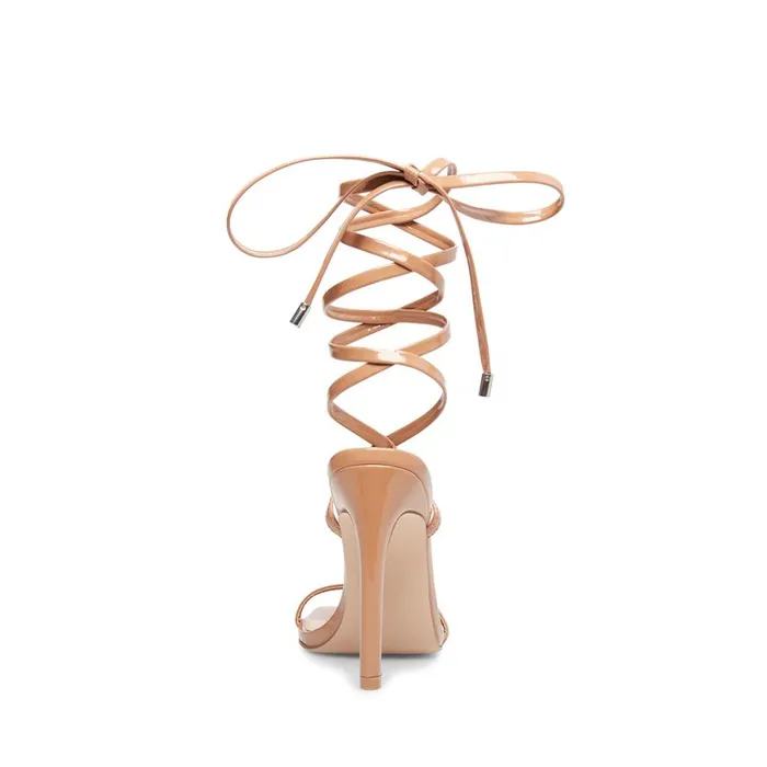 Steve Madden Uplift Camel Patent Womens Heels