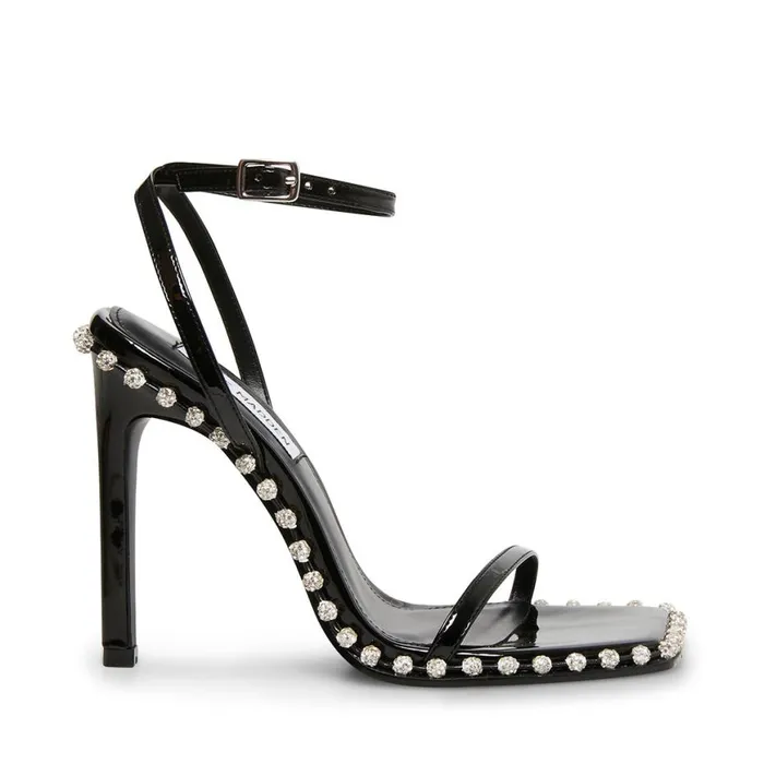 Steve Madden Zelle Black Multi Womens Heels