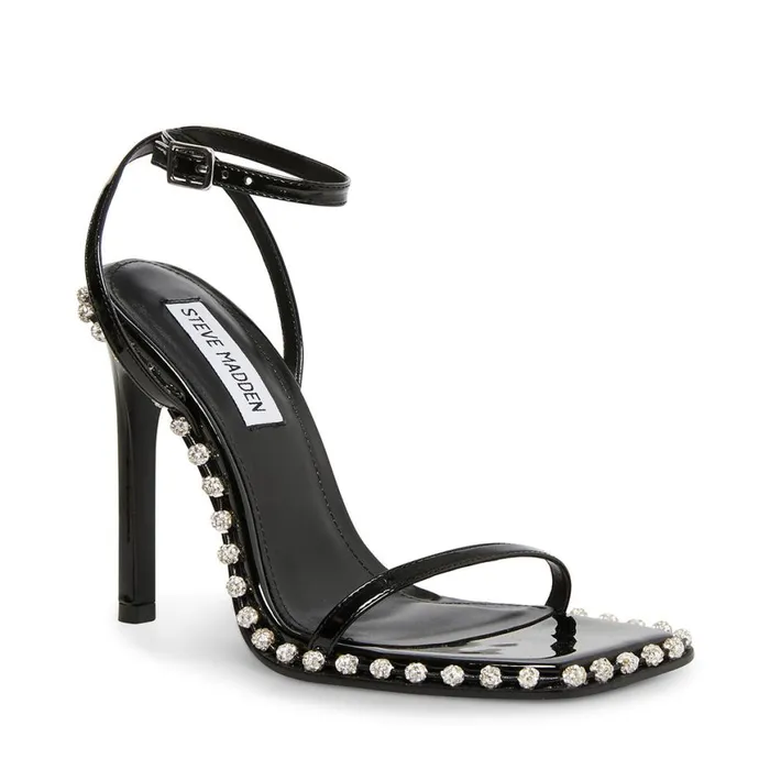 Steve Madden Zelle Black Multi Womens Heels