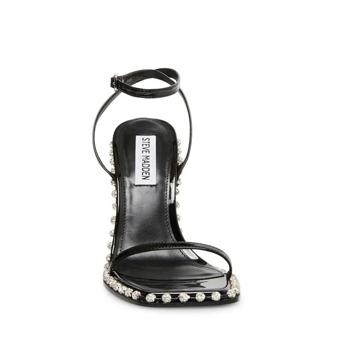 Steve Madden Zelle Black Multi Womens Heels