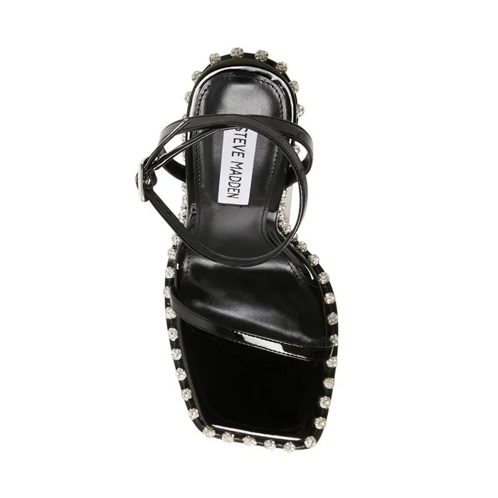 Steve Madden Zelle Black Multi Womens Heels