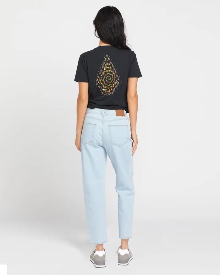 Stoned Straight Jeans 8211 Cruzer Blue Womens Volcom Bottoms