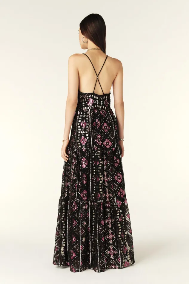 Strappy Dress Penelope Black Women Baandsh Dresses