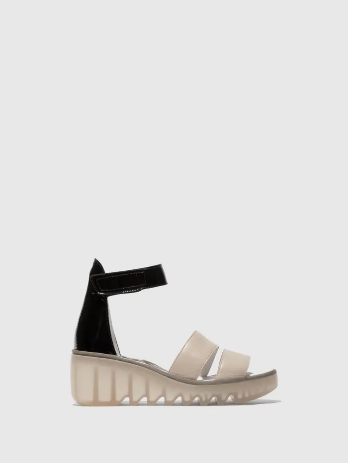 Strappy Sandals BONO290FLY CLOUDBLACK Women Fly London Sandals
