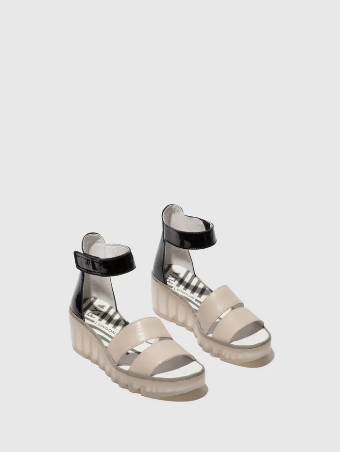 Strappy Sandals BONO290FLY CLOUDBLACK Women Fly London Sandals