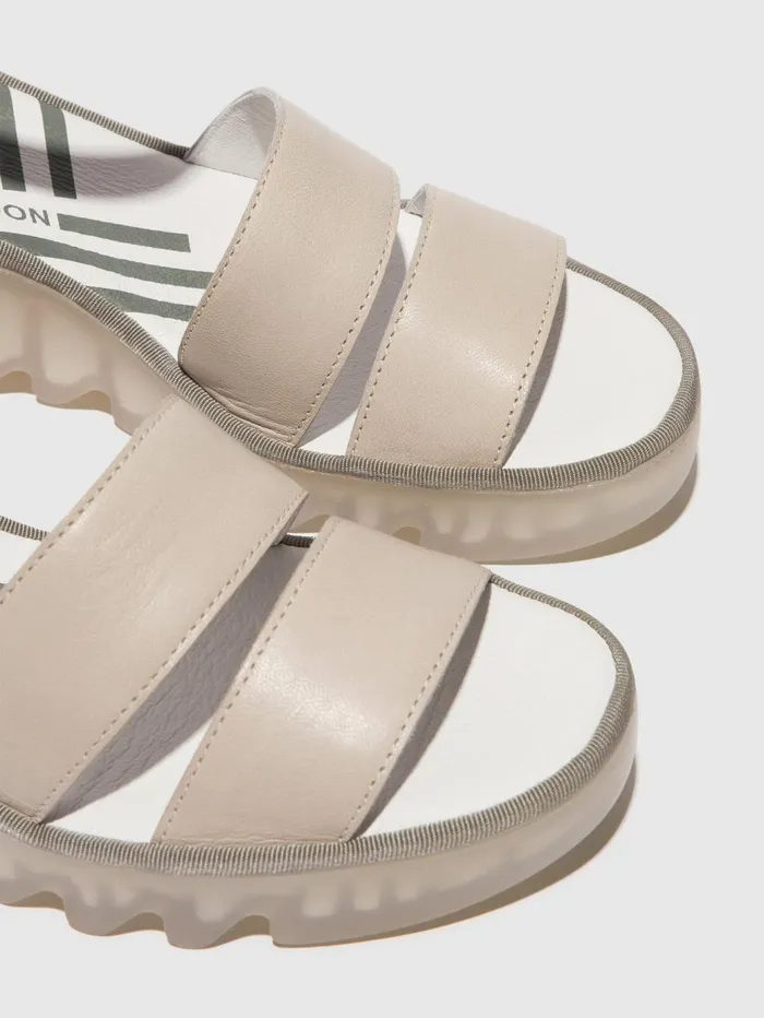 Strappy Sandals BONO290FLY CLOUDBLACK Women Fly London Sandals