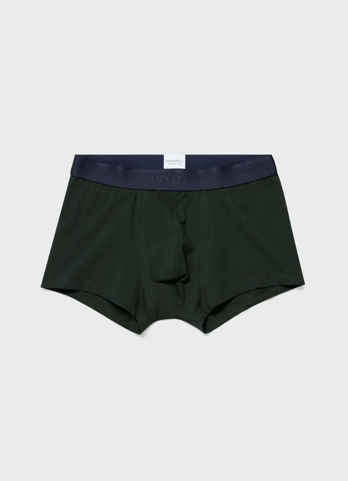 Stretch Cotton Trunks Seaweed Men SUNSPEL Trunks and Shorts