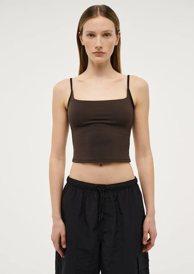 StudioSoft PE Nation Women PREVIEW TANK IN COFFEE BLACK