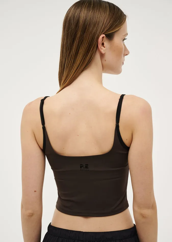 StudioSoft PE Nation Women PREVIEW TANK IN COFFEE BLACK