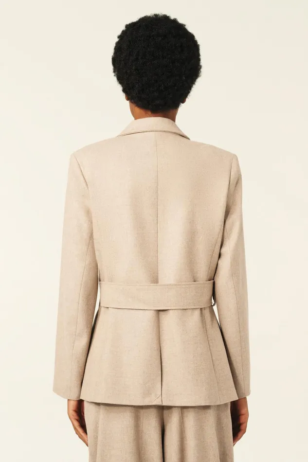 Suit Jacket Bule Beige Women Baandsh Jackets and Coats