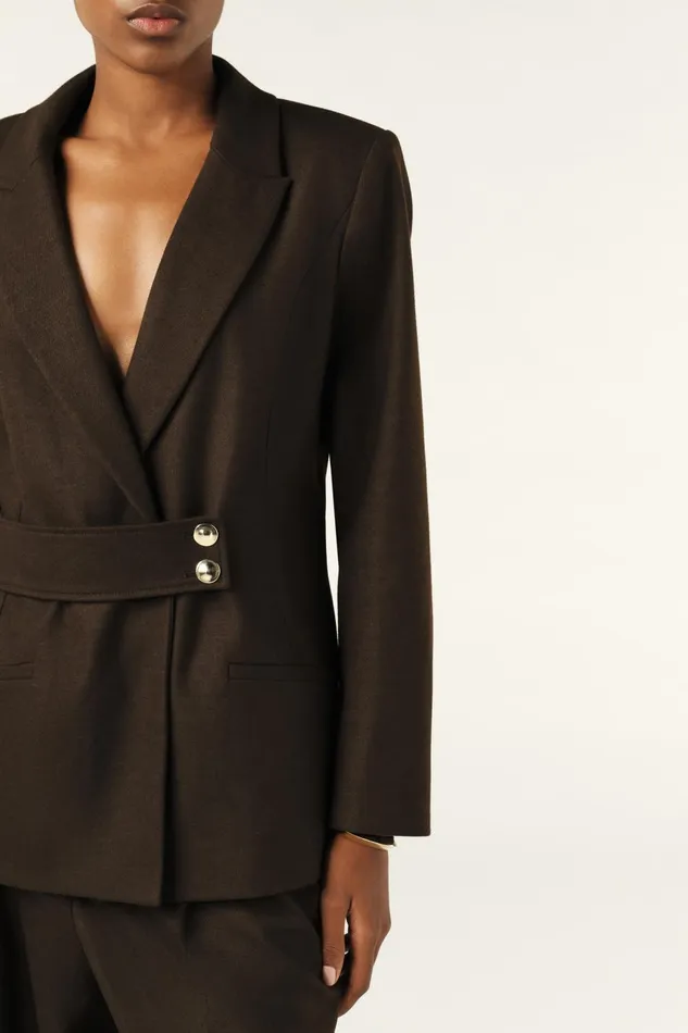 Suit Jacket Bule Beige Women Baandsh Jackets and Coats