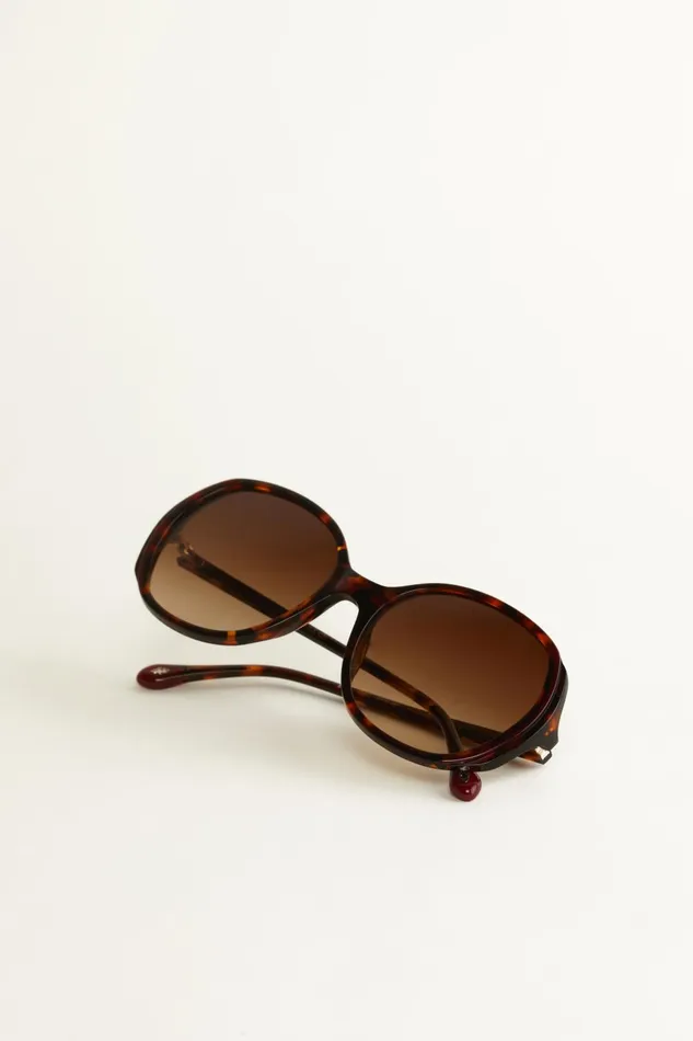 Sunglasses Leonor Brown Women Baandsh Eyewear