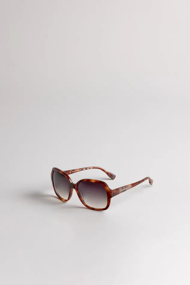 Sunglasses Women Elie Tahari Oversized Tortoise Sunglasses Honey Tortoise
