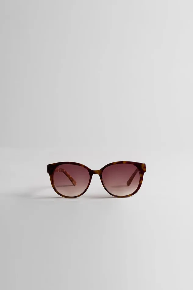 Sunglasses Women Elie Tahari Round Mirror Sunglasses TORTOISE
