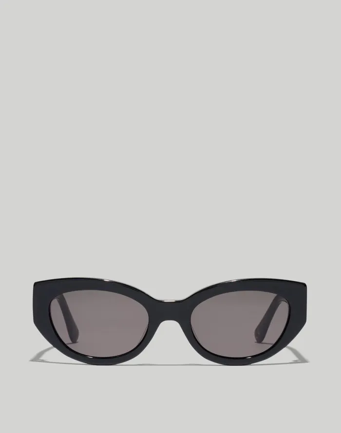 Sunglasses Women Madewell Demmera Sunglasses Black Coal