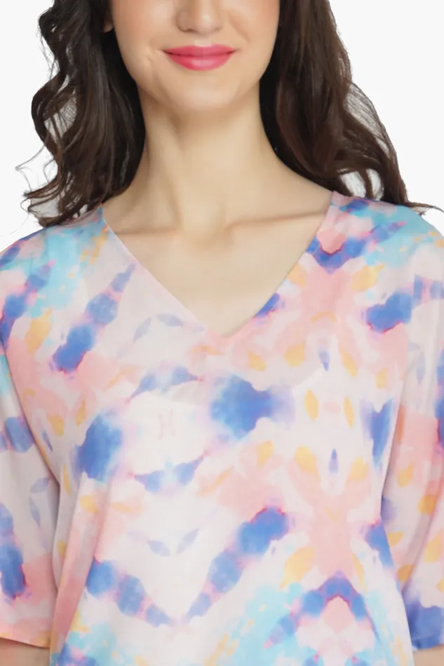 Sunkist Tie Dye Top Tops America and Beyond Women