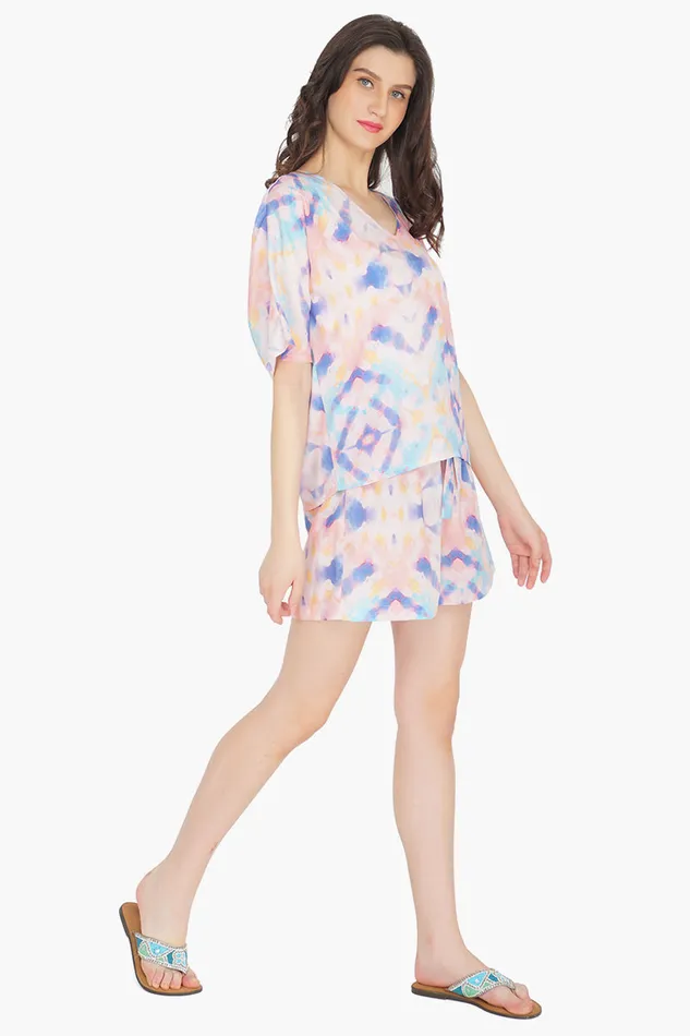 Sunkist Tie Dye Top Tops America and Beyond Women