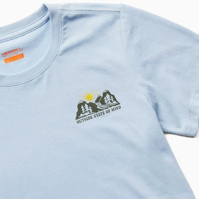 Sunnyscape Tee Soft Chambray Women Merrell Tops Sunnyscape Tee Soft Chambray Women Merrell Tops