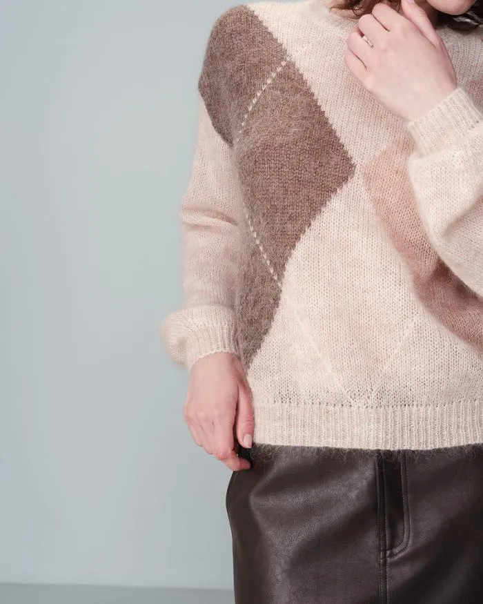 SWEATER BEIGE NANSE Shop Grace and Mila Patterned Sweaters