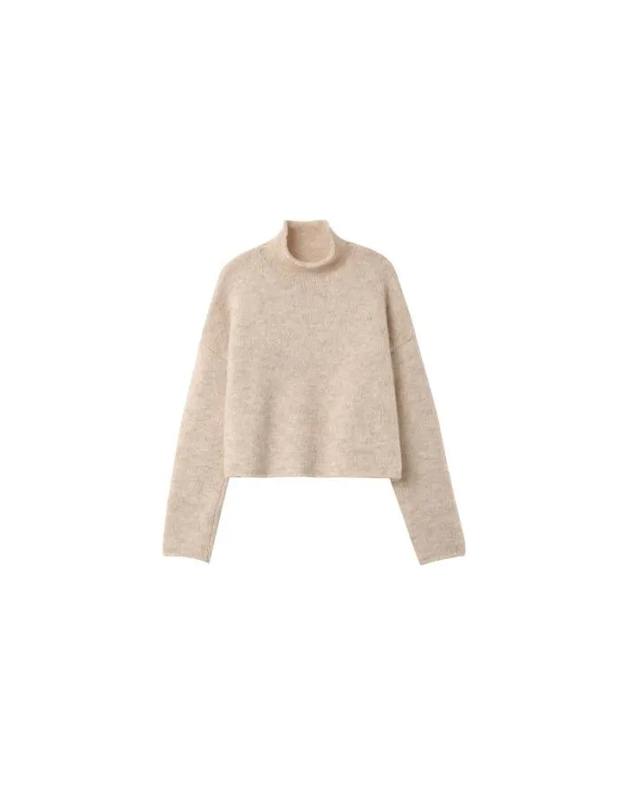 SWEATER BEIGE NASSIM Shop Grace and Mila Plain Jumpers