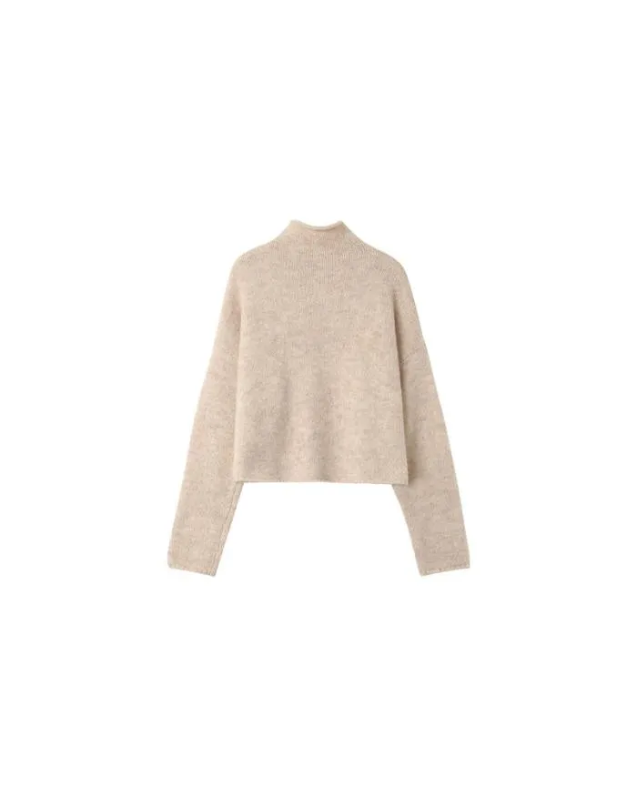 SWEATER BEIGE NASSIM Shop Grace and Mila Plain Jumpers