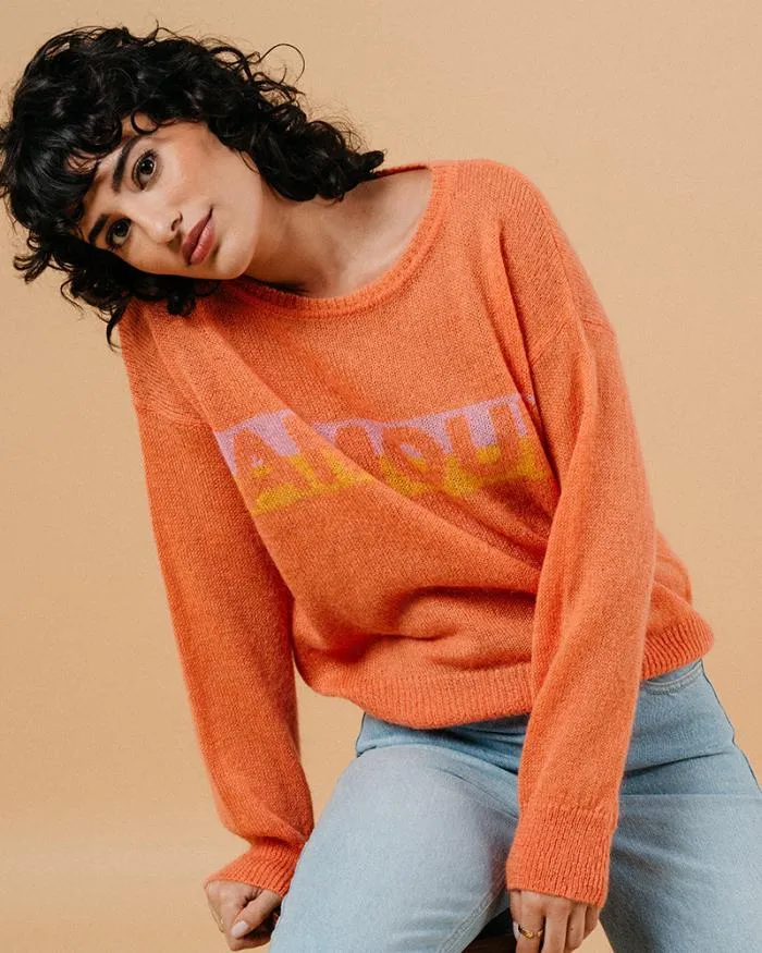 SWEATER ORANGE MACHOU Shop Grace and Mila Message Jumpers