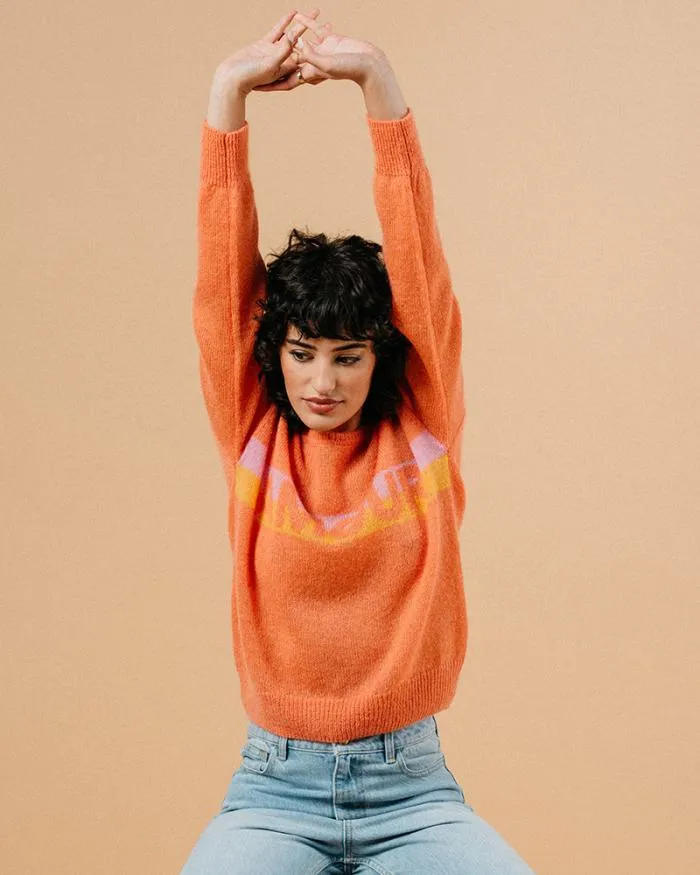 SWEATER ORANGE MACHOU Shop Grace and Mila Message Jumpers