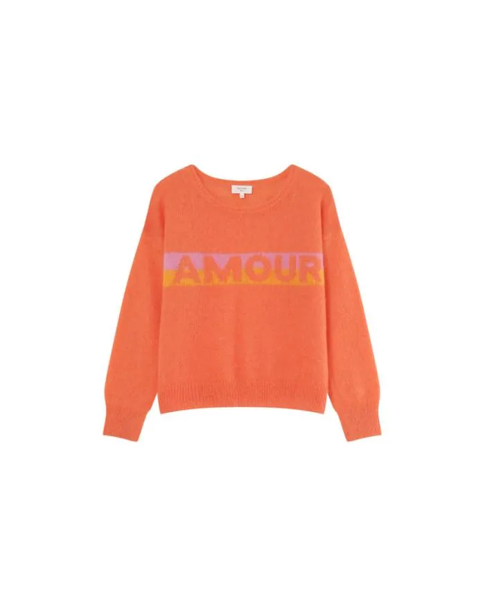 SWEATER ORANGE MACHOU Shop Grace and Mila Message Jumpers