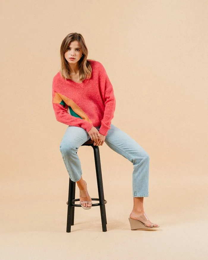 SWEATER PIVOINE MAGALIE Shop Grace and Mila Patterned Sweaters