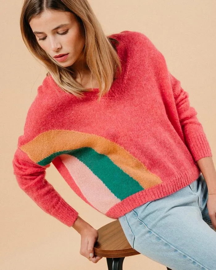 SWEATER PIVOINE MAGALIE Shop Grace and Mila Patterned Sweaters