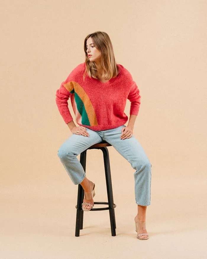SWEATER PIVOINE MAGALIE Shop Grace and Mila Patterned Sweaters