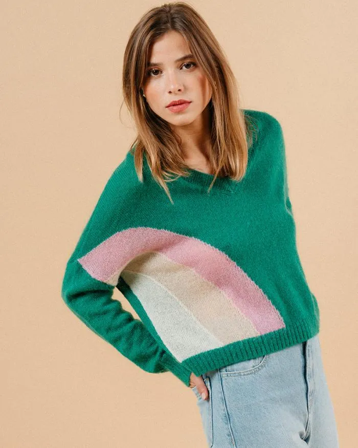 SWEATER PIVOINE MAGALIE Shop Grace and Mila Patterned Sweaters