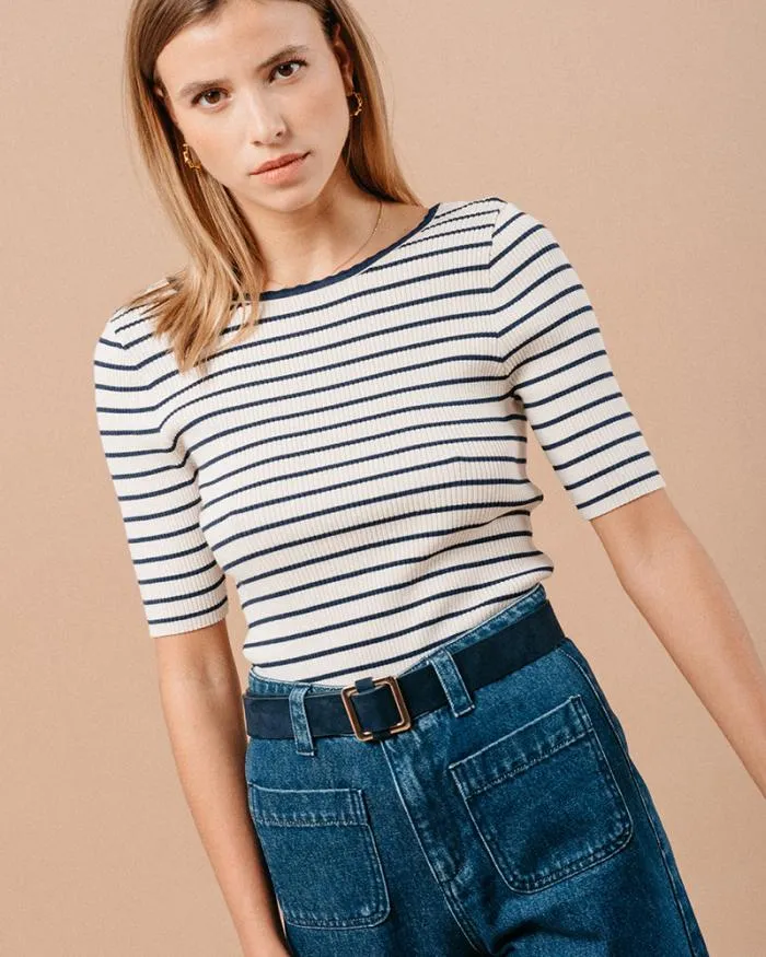 SWEATER RAYURE MADAME Shop Grace and Mila Striped Jumpers