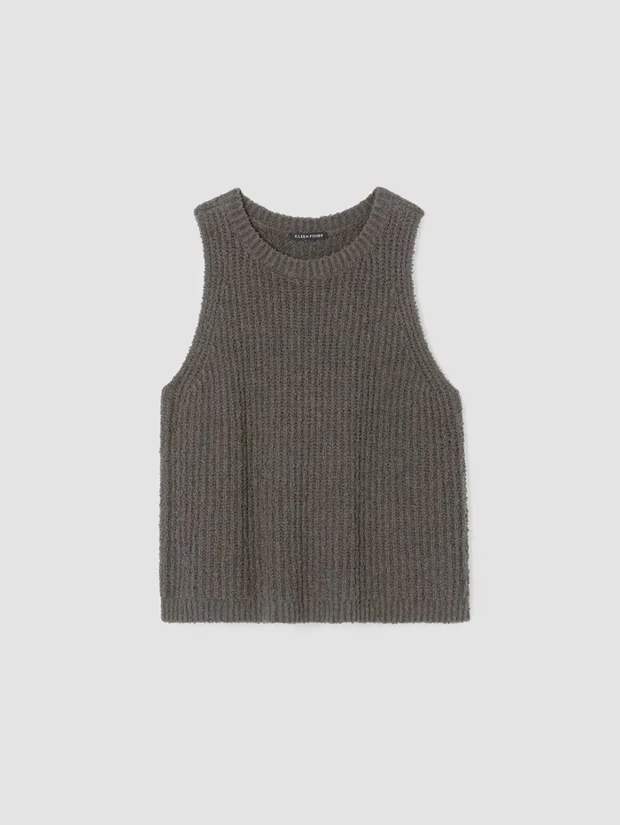 Sweaters and Cardigans Women Eileen Fisher Cotton Fluff Crew Neck Top Grove