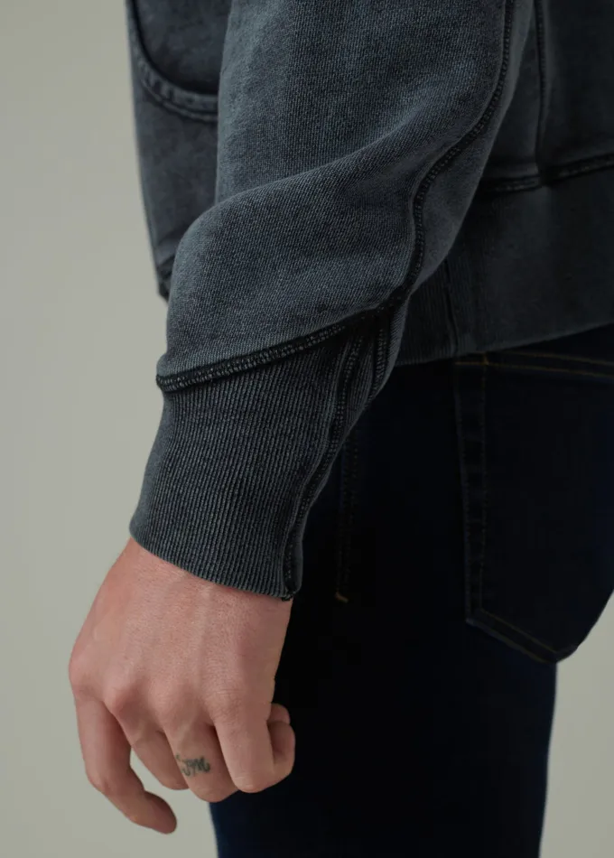 Sweaters Hoodies Joe8217s Jeans Men VINTAGE WASHED HOODIE Black
