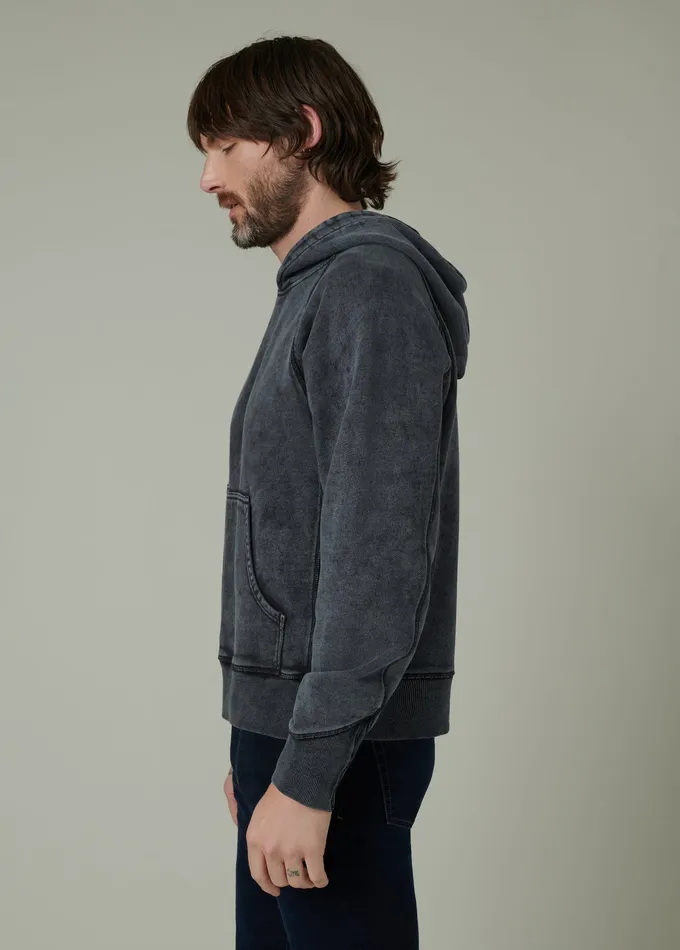 Sweaters Hoodies Joe8217s Jeans Men VINTAGE WASHED HOODIE Black