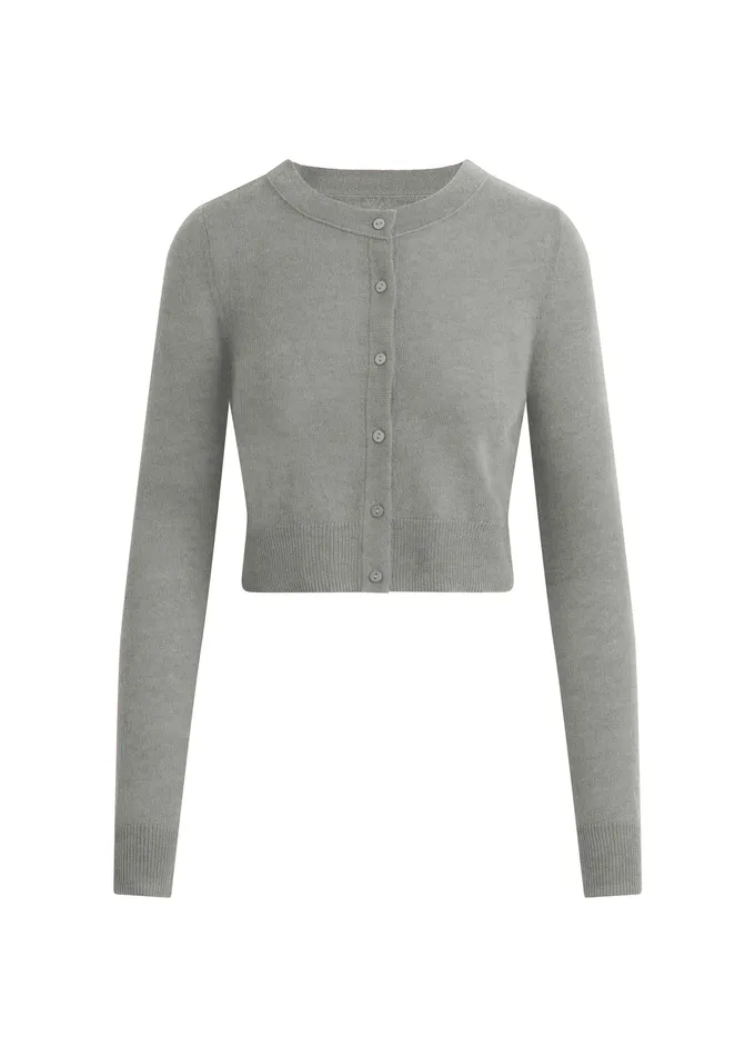 Sweaters Joe8217s Jeans Women THE DANI CASHMERE CARDIGAN Heather Grey