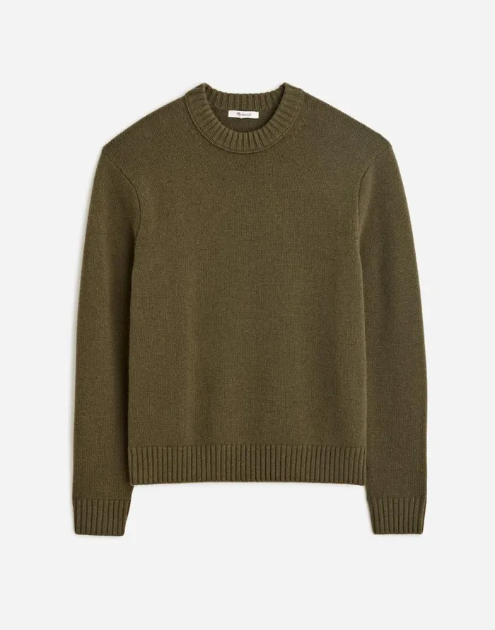 Sweaters Men Madewell Crewneck Sweater In SoftWool Foliage Green