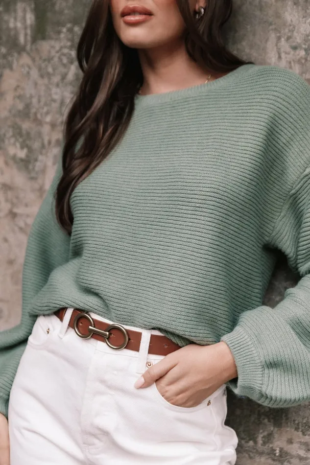 Sweaters Petal and Pup Women Lakelyn Textured Knit Sweater Khaki