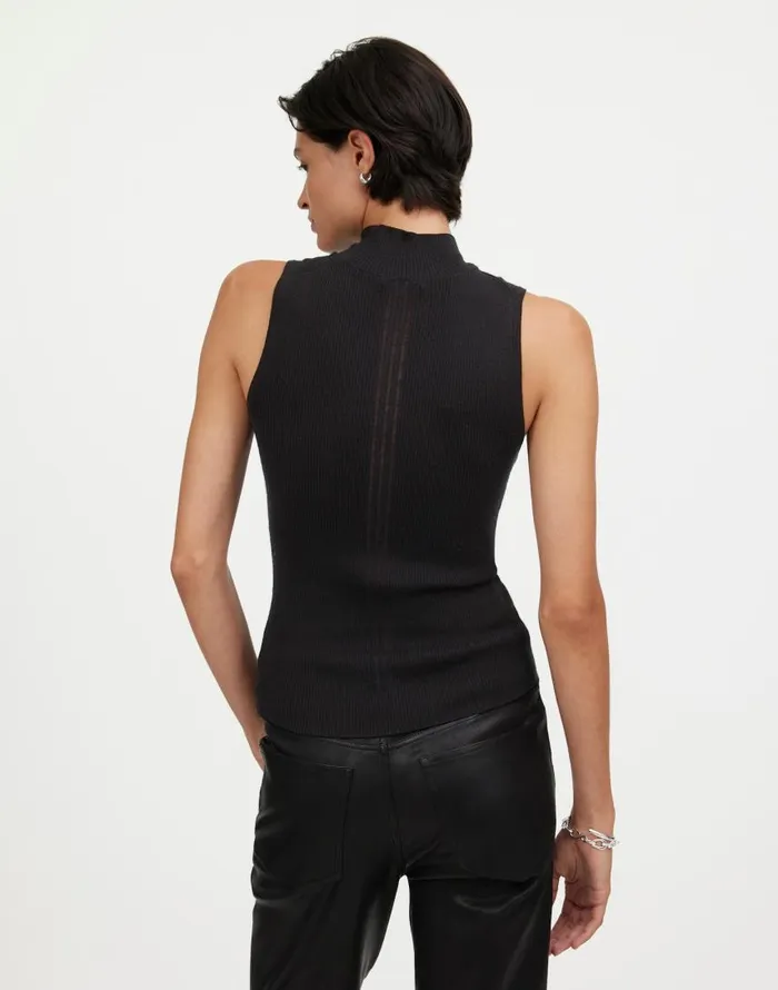 Sweaters Women Madewell Merino WoolSilk Sweater Tank True Black