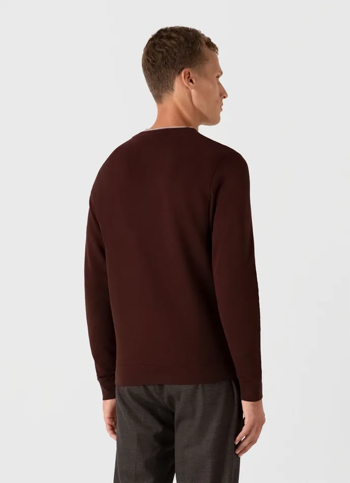 Sweatshirts and Sweatpants Men Loopback Sweatshirt Raisin ussunspel