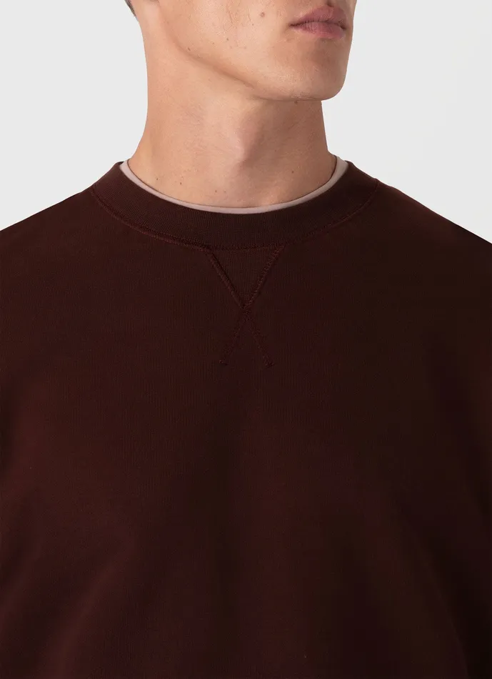 Sweatshirts and Sweatpants Men Loopback Sweatshirt Raisin ussunspel