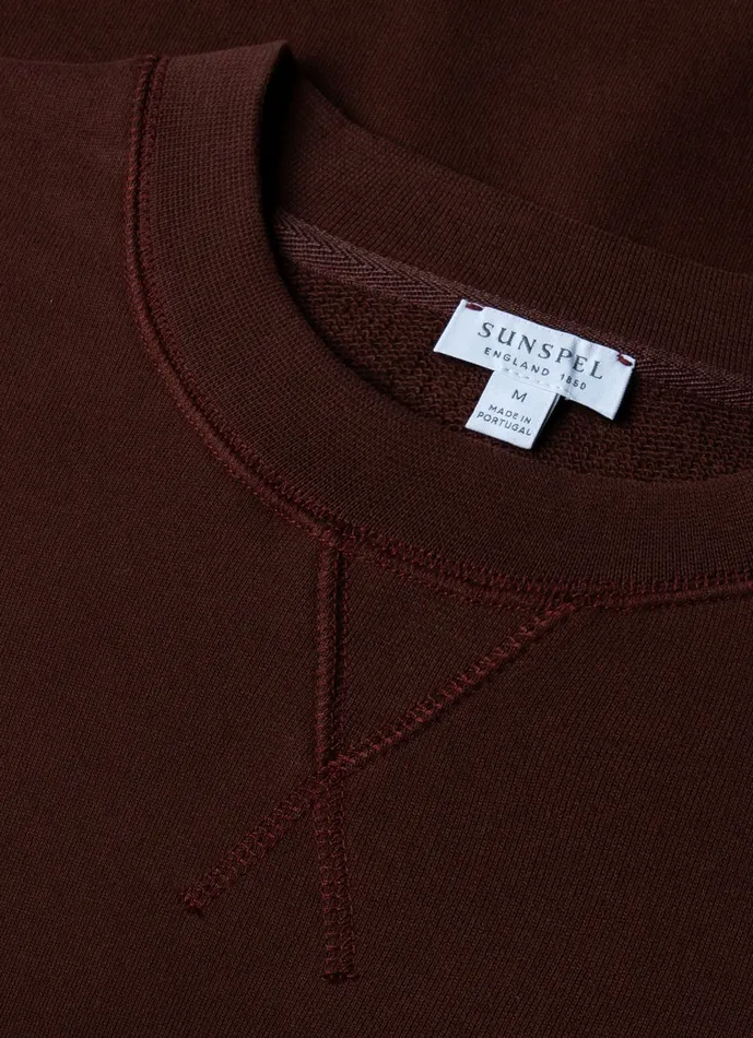Sweatshirts and Sweatpants Men Loopback Sweatshirt Raisin ussunspel