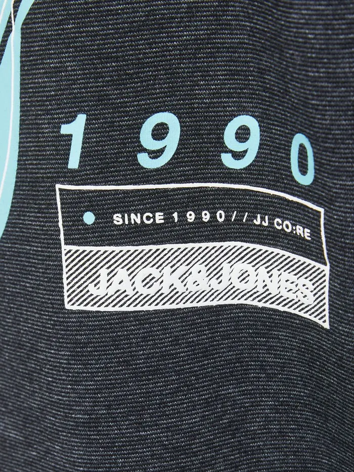 Sweatshirts JACK and JONES Mens CREW NECK SWEATSHIRT Black Black Gift Ideas