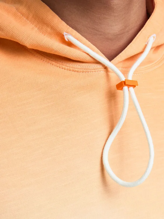 Sweatshirts JACK and JONES Mens DIP DYE KANGAROO POCKET HOODIE Pastel Shell Coral Online