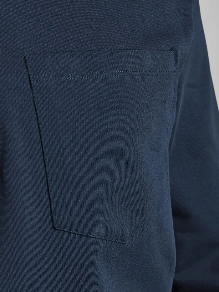 Sweatshirts JACK and JONES Mens HALF ZIP SWEAT POLO SHIRT Blue New Navy Gift Ideas