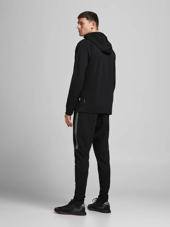 Sweatshirts JACK and JONES Mens PERFORMANCE SPORTS HOODIE Black Black Online