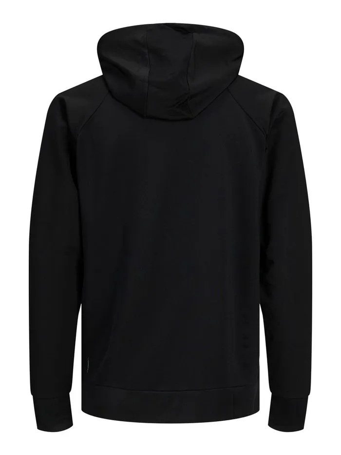 Sweatshirts JACK and JONES Mens PERFORMANCE SPORTS HOODIE Black Black Online