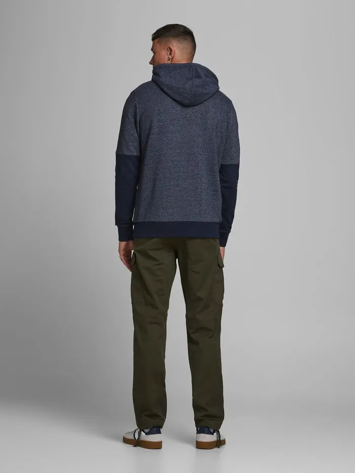 Sweatshirts JACK and JONES Mens SWEAT HOODIE Blue Navy Blazer Gift 4 You
